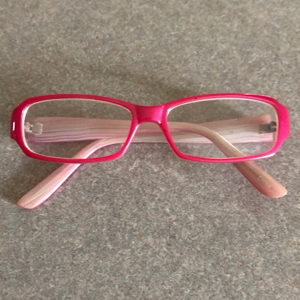 ⭐️Pink Rimmed Glasses